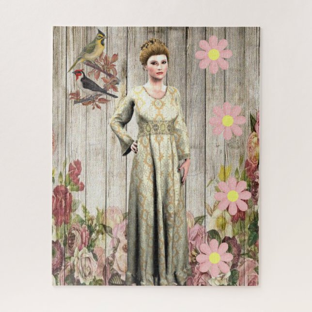 Rompecabezas Floral Victoriano (Vertical)