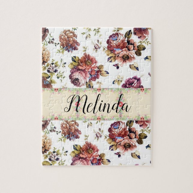 Rompecabezas florales (Vertical)