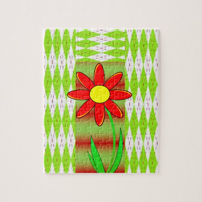 Rompecabezas florales (Vertical)