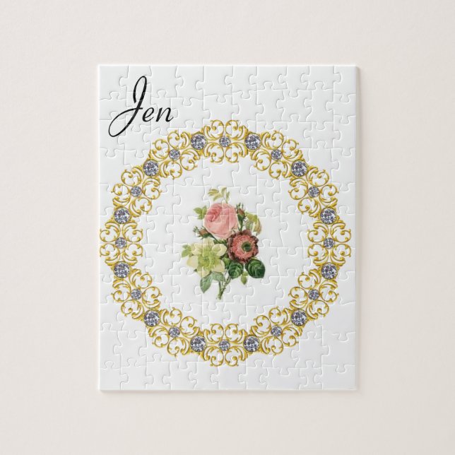 Rompecabezas florales (Vertical)