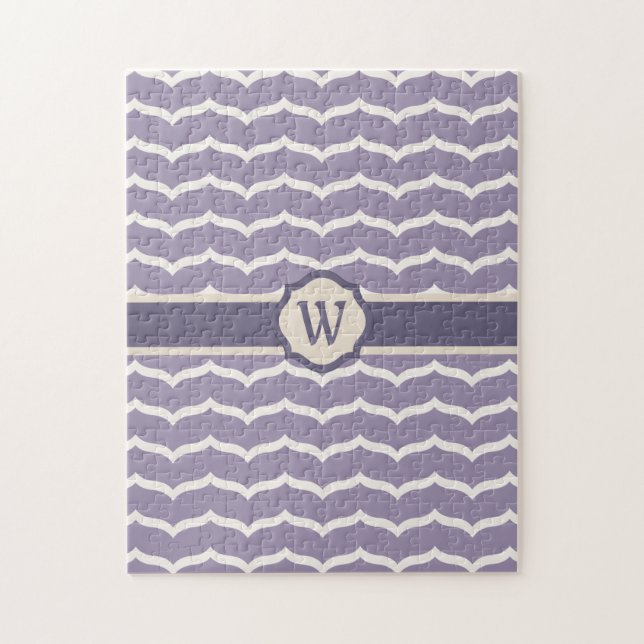 Rompecabezas florecientes de Zigzag (Vertical)