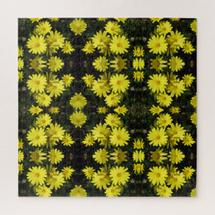Rompecabezas - Flores de jardín amarillo