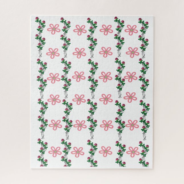 Rompecabezas Flores Florales (Vertical)