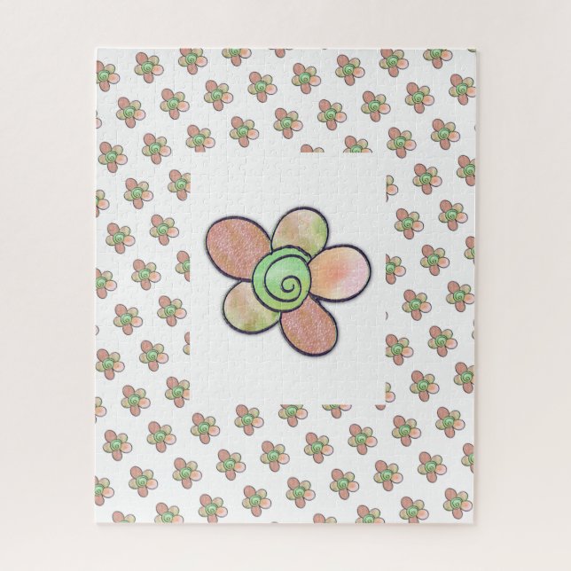 Rompecabezas Flores Florales (Vertical)