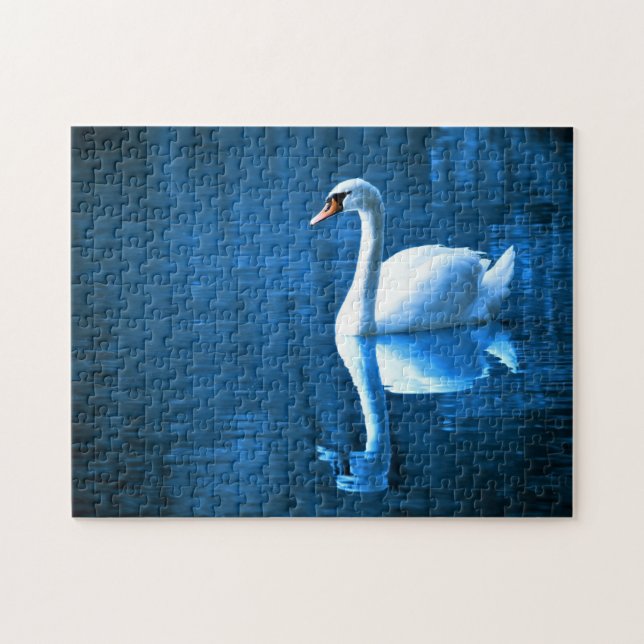 Rompecabezas flotantes de Swan Jigsaw (Horizontal)