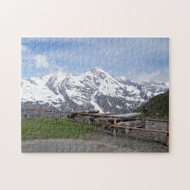 Rompecabezas fotográfico de los Alpes austríacos (Horizontal)