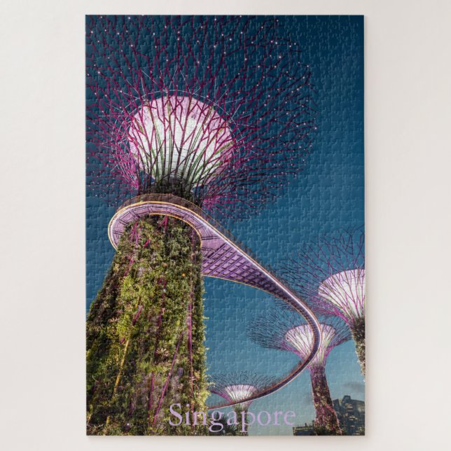 Rompecabezas fotográfico de Singapur (Vertical)