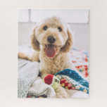 Rompecabezas fotográfico Mascota vertical personal<br><div class="desc">Añada un giro único a la diversión familiar con este rompecabezas de fotos de mascotas personalizados. Usa tu foto mascota o fotos familiares favoritas. Esto será genial como regalo.</div>