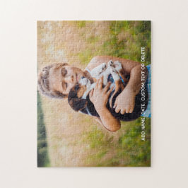 Rompecabezas fotográfico personalizado con perro d