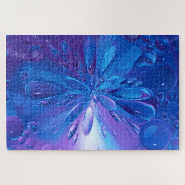 rompecabezas fraccionaria de gota de agua (Horizontal)