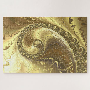 rompecabezas fractal dorado