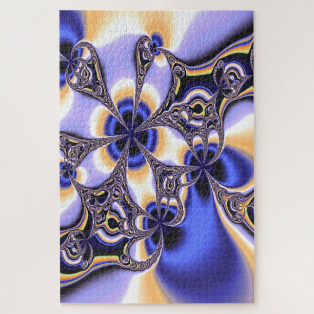 rompecabezas fractal floral (Vertical)