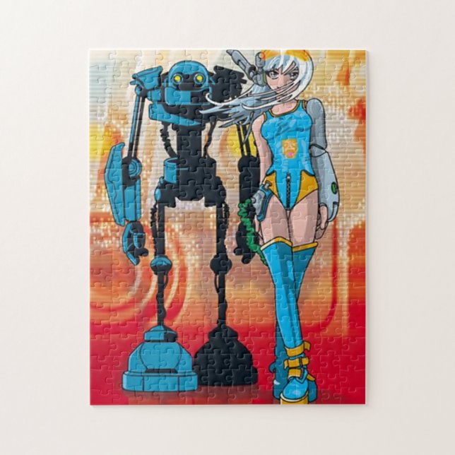 Rompecabezas futurista (Vertical)