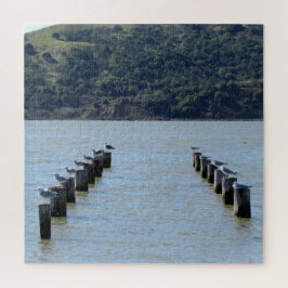 Rompecabezas - Gaviotas sobre los pilares