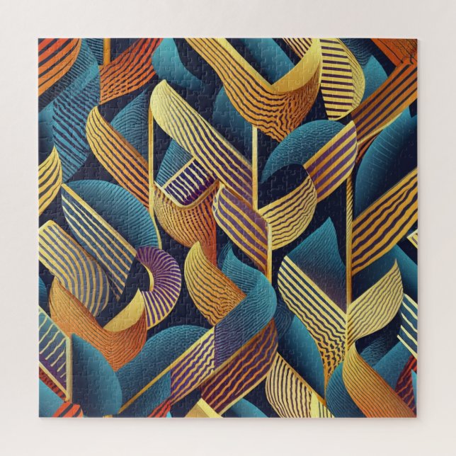 Rompecabezas geométrico (Vertical)