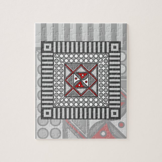 Rompecabezas geométrico alternativo (Vertical)