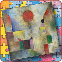 ROMPECABEZAS - "Globo Rojo" - Arte de Paul Klee 20