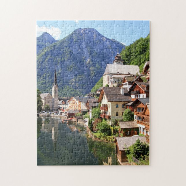 Rompecabezas Hallstatt de Austria (Vertical)