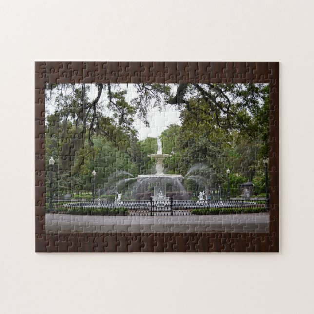 Rompecabezas histórico de Savannah Georgia (Horizontal)