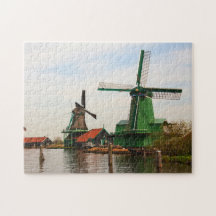 Rompecabezas histórico holandés de Windmills