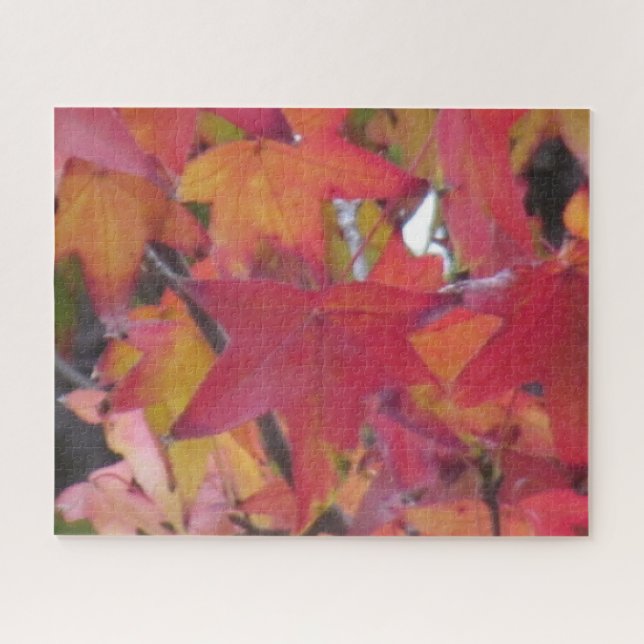 Rompecabezas - Hojas de Otoño (Horizontal)