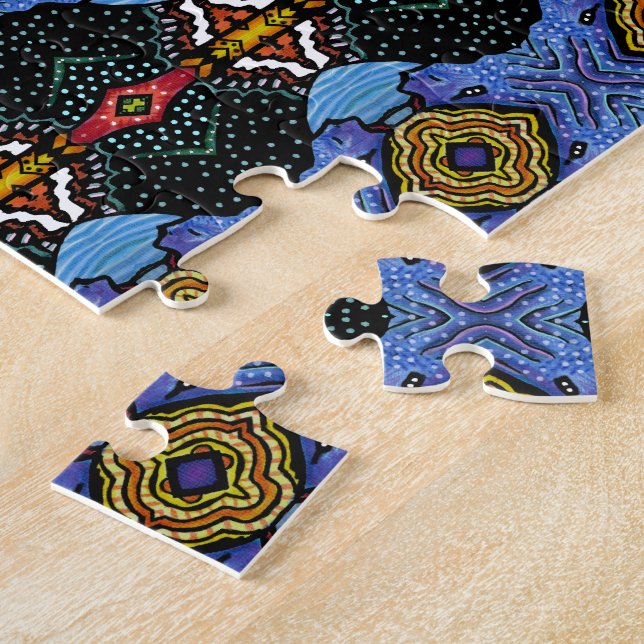 Rompecabezas imposible de la realeza vibrante (Lado)