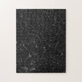 Rompecabezas imposible del mármol del negro del