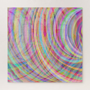 Rompecabezas imposible: espiral colorida
