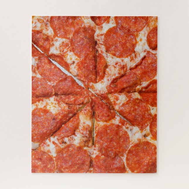 Rompecabezas imposible - Pepperoni Pizza (Vertical)