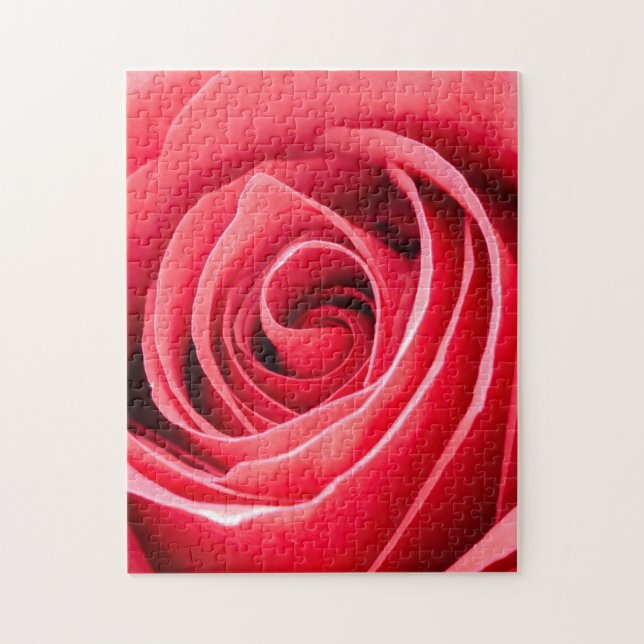 Rompecabezas imposible - Rosa de macros (Vertical)