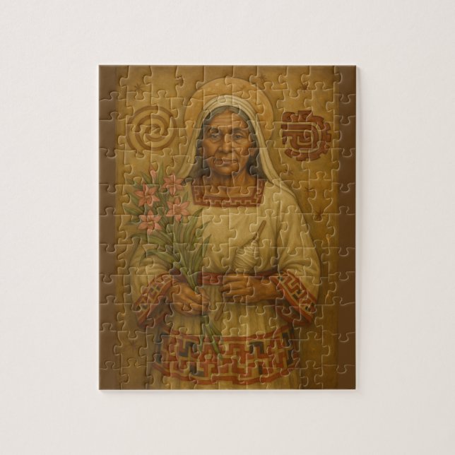 Rompecabezas indígena Tonantzin Mexicano - 110 pcs (Vertical)