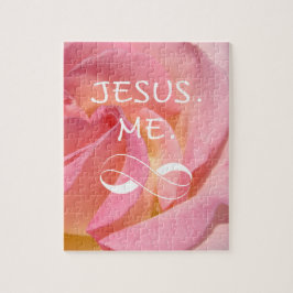 Rompecabezas infinito Jesús Me regalos Flor Rosa