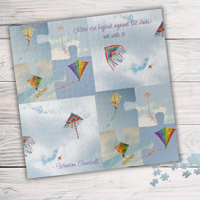 Rompecabezas Inspirador de Cometas de Delaware (Put this Delaware Kite Flying puzzle together for perfect family fun time! Especially on vacation!)