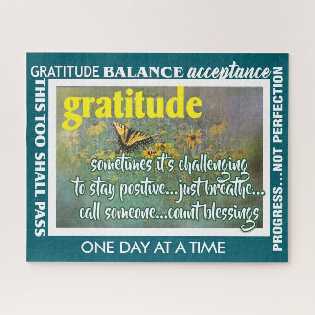 rompecabezas inspirador de gratitud (Horizontal)