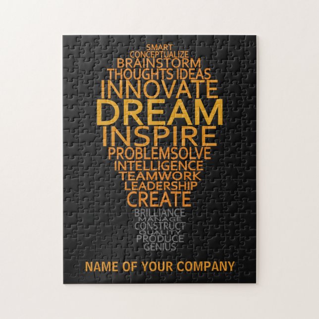 Rompecabezas inspirador del personalizado de la (Vertical)