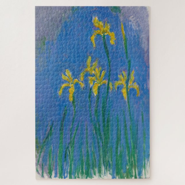 Rompecabezas Iris de Claude Monet – 1924–1925 (Vertical)