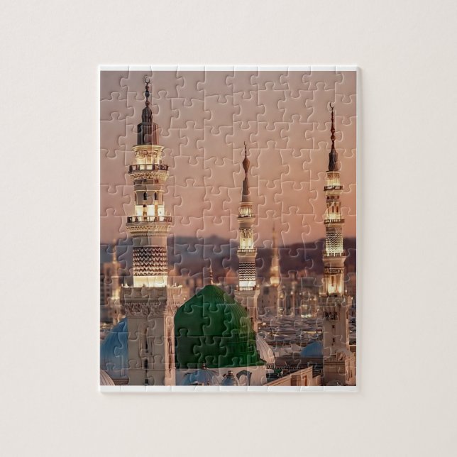 Rompecabezas islámico de Masjid e Nabvi (Vertical)