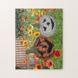 Rompecabezas - Jack O Lanterns entre las Flores