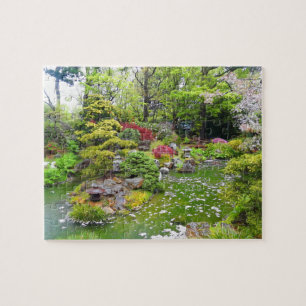 Rompecabezas japonés del jardín de té de San