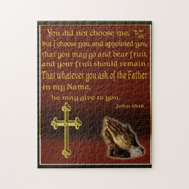 Rompecabezas John 15:16 (Vertical)