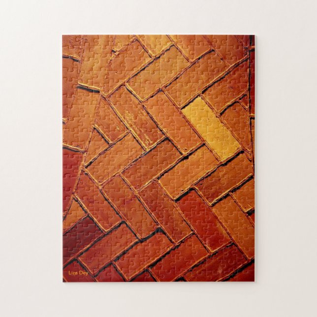 Rompecabezas 'Ladrillo Abstracto' (Vertical)
