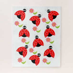Rompecabezas Lady Bugs Floral