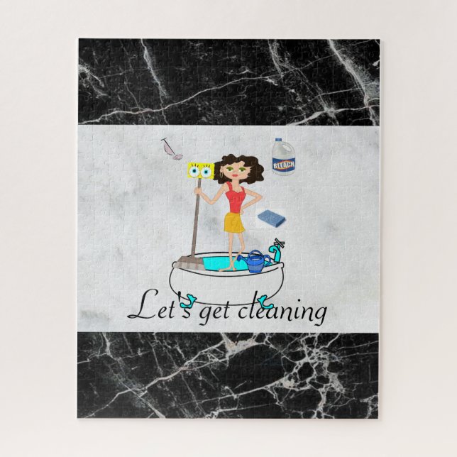 Rompecabezas Limpiador Lady Marble Black (Vertical)