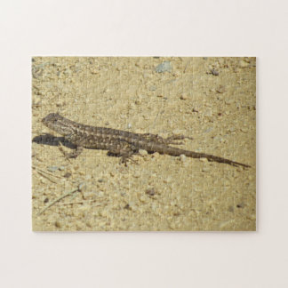 Rompecabezas - Lizard en camino sucio