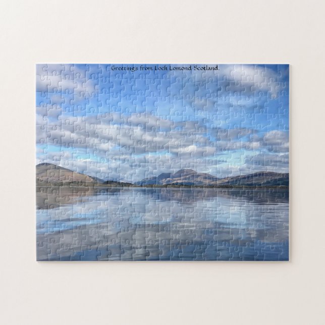 Rompecabezas Loch Lomond Escocia. Rompecabezas (Horizontal)