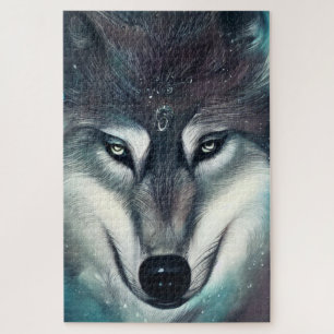 Rompecabezas mágico de lobo jigsaw