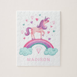 Rompecabezas mágico de Rainbow Unicorn Jigsaw