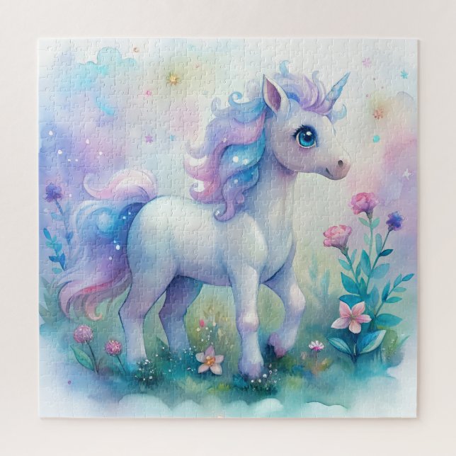 Rompecabezas Mágico de Unicornio Pastel (Vertical)