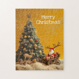 Rompecabezas mágico nocturno de los navidades