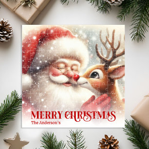 Rompecabezas mágico personalizado de Navidad de Sa